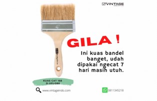 GILA ! INI KUAS BANDEL BANGET, UDAH DIPAKAI NGECAT 7 HARI MASIH UTUH