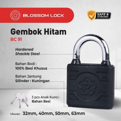 GEMBOK HITAM BLOSSOM