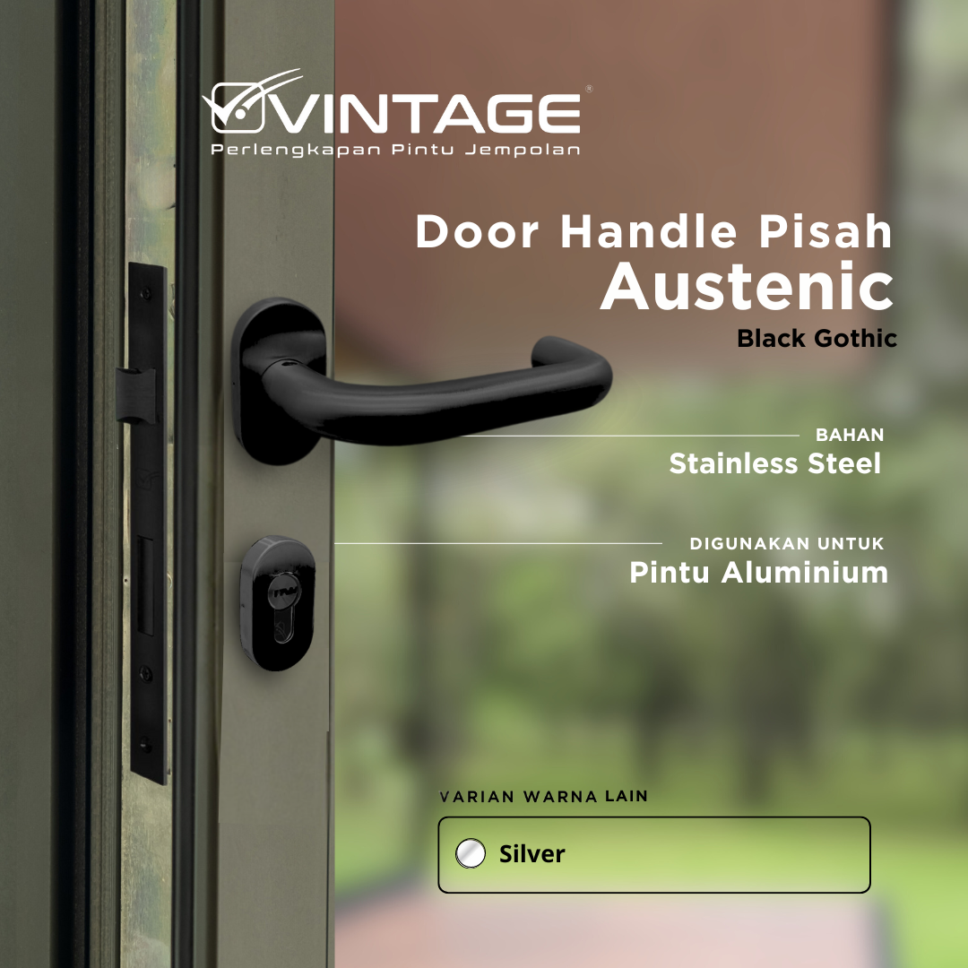 HANDLE PINTU ALUMINIUM VINTAGE