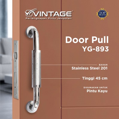 GAGANG PINTU KAYU MINIMALIS STAINLESS STEEL VINTAGE