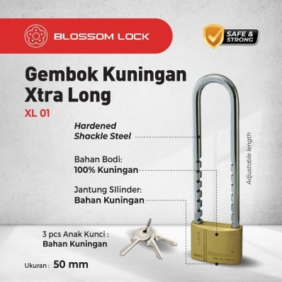 GEMBOK EXTRA LONG PINTU PAGAR GUDANG BLOSSOM