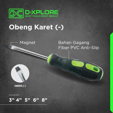 OBENG KARET D-XPLORE (-) Minus