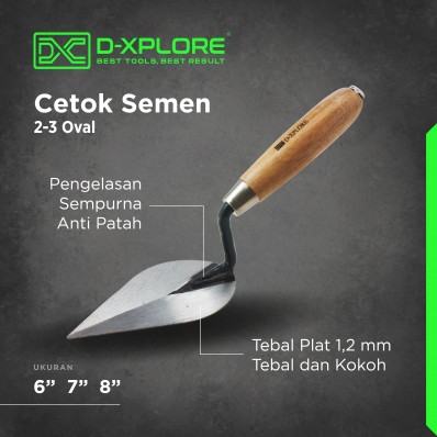 CETOK SEMEN GAGANG KAYU BENTUK NORMAL D-XPLORE