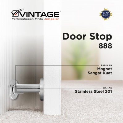 DOOR STOP / PENAHAN PINTU STAINLESS STEEL 888 VINTAGE