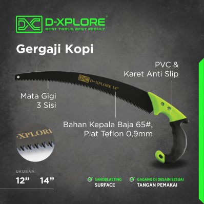 GERGAJI KOPI LENGKUNG D-XPLORE