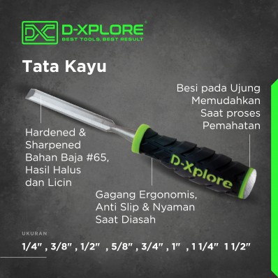 TATA KAYU / PAHAT KAYU GAGANG FIBER D-XPLORE