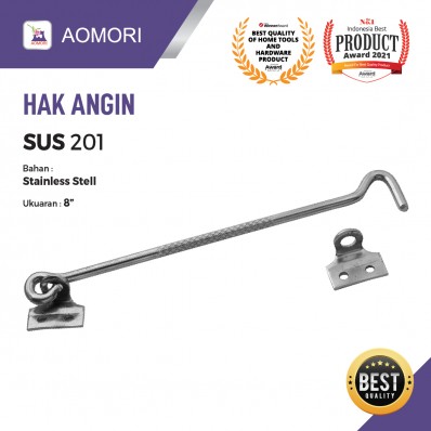 HAK ANGIN SUS 304 / PENAHAN JENDELA STAINLESS STEEL AOMORI