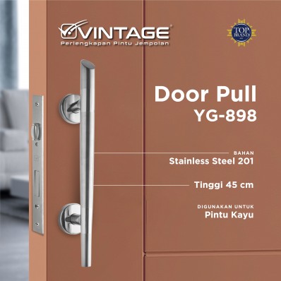 GAGANG PINTU KAYU MINIMALIS STAINLESS STEEL VINTAGE YG 898