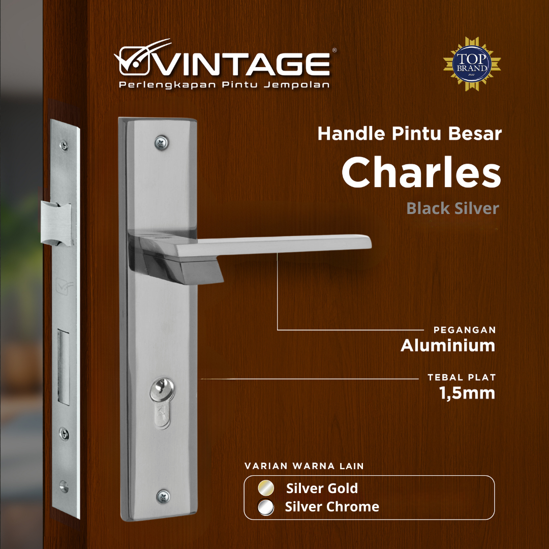 HANDLE PINTU RUMAH BESAR VINTAGE CHARLES