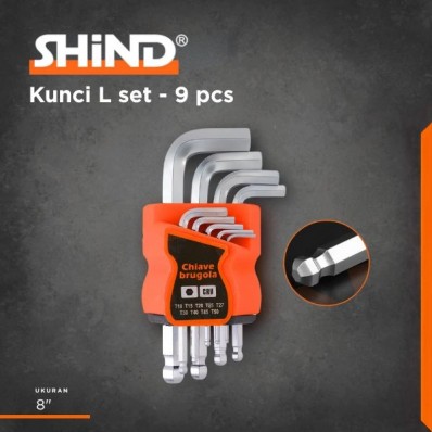 Kunci L set - 9 pcs