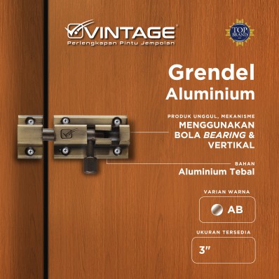 GRENDEL ALUMINIUM ANTIK VINTAGE